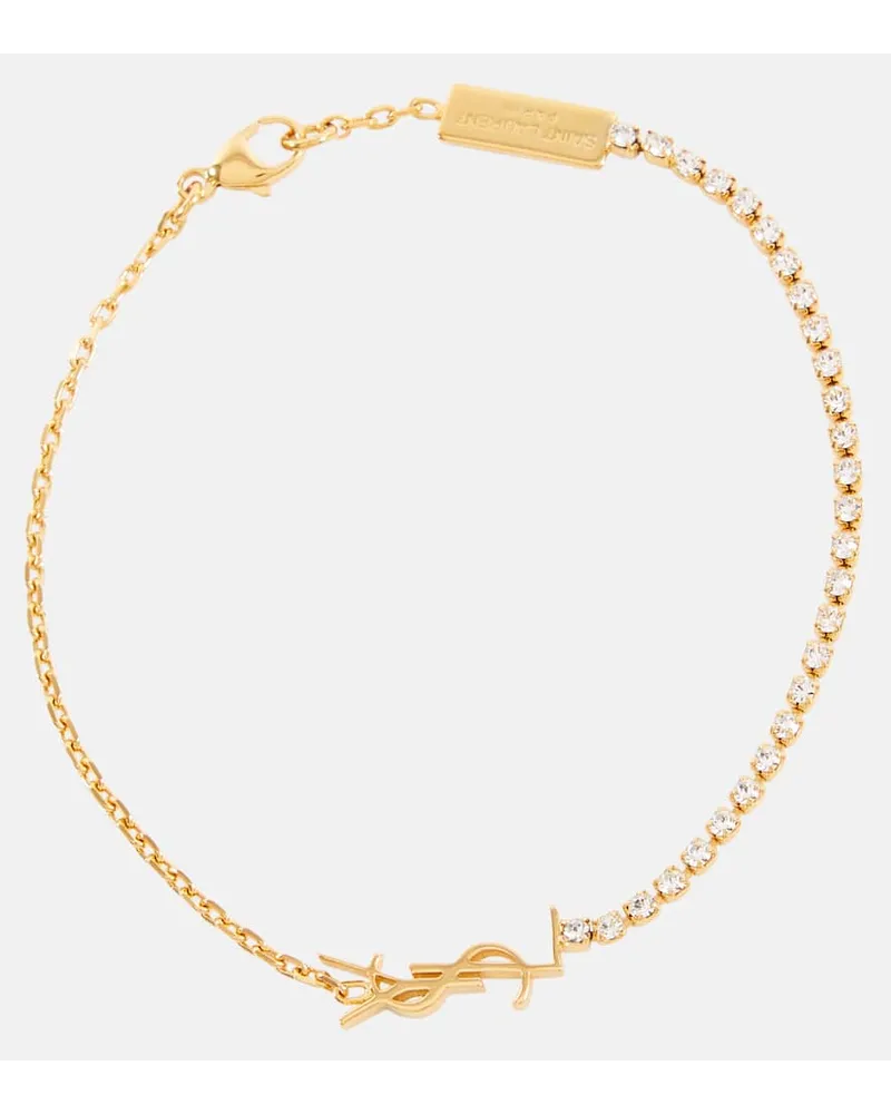 Saint Laurent Bracciale Cassandre con decorazione Oro