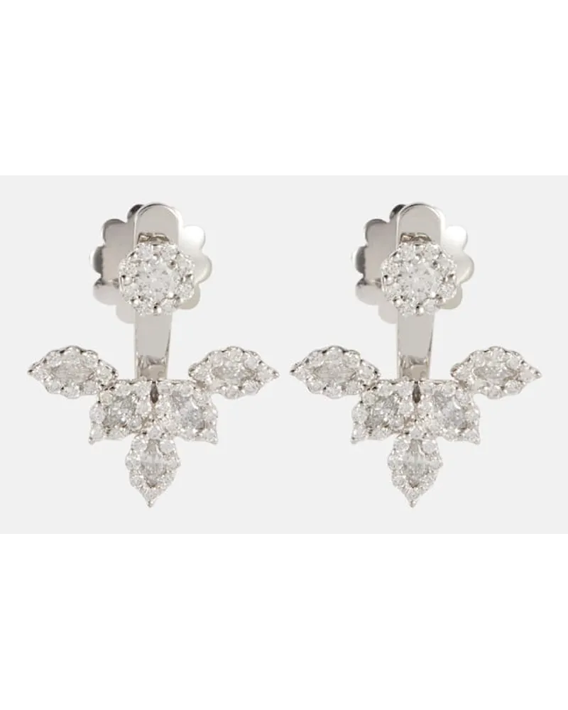 YEPREM Orecchino Moonflower in oro bianco 18kt Argento
