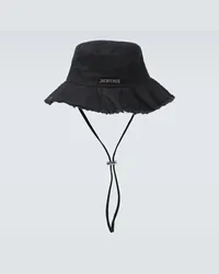 Jacquemus Cappello Le Bob Artichaut in cotone Nero