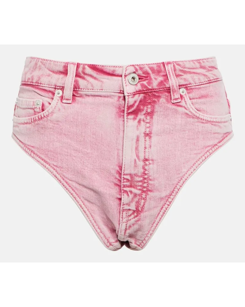 Y/PROJECT Shorts di jeans Rosa