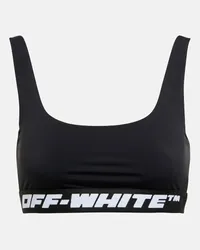 OFF-WHITE Top sportivo con logo Nero