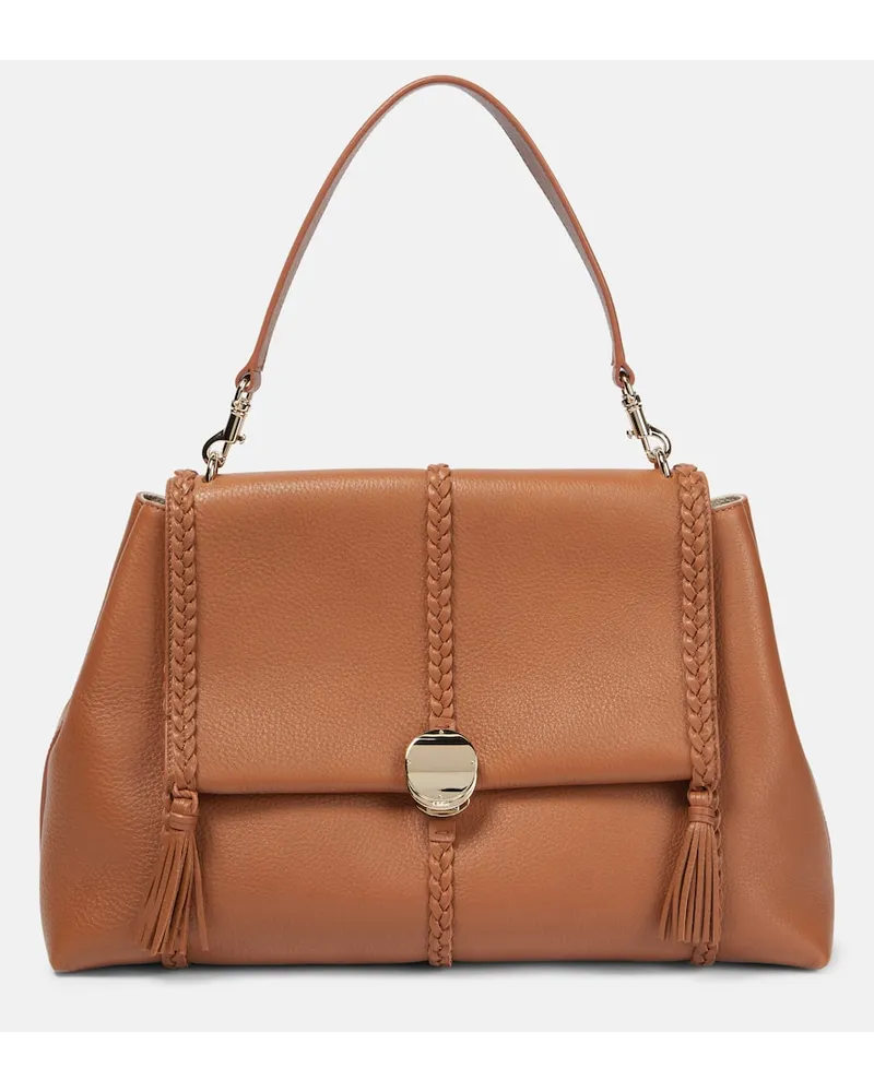 Chloé Chloé Borsa a spalla Penelope Large in pelle Marrone