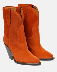 Isabel Marant Stivaletti Leyane in suede Arancione