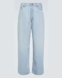 Acne Studios Jeans a gamba larga e vita media Blu