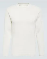 C.P. Company Pullover in misto lana Bianco