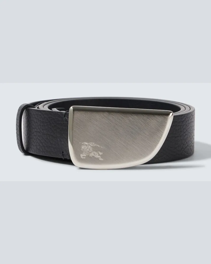 Burberry Cintura EKD in pelle Nero