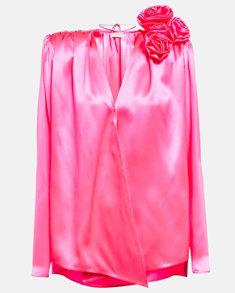 Magda Butrym Blusa in seta Rosa