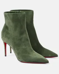 Christian Louboutin Stivaletti So Kate Booty in suede Verde