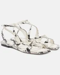 Jimmy Choo Sandali Ayla in pelle con stampa Multicolore