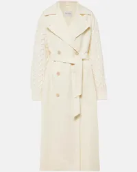 Max Mara Trench in maglia di lana Beige