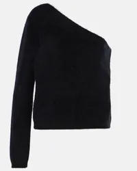 Lisa Yang Top monospalla in cashmere Nero