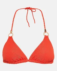 Heidi Klein Top bikini a triangolo Morocco Rosso