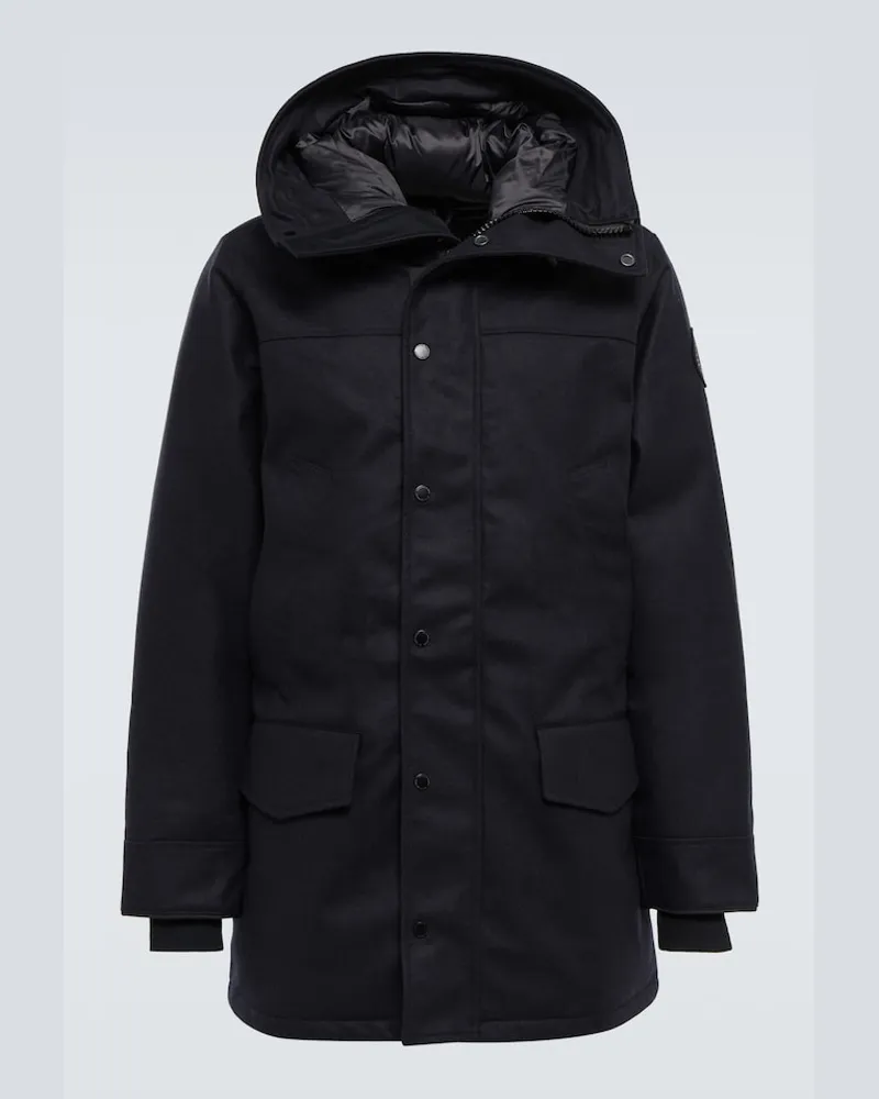 Canada Goose Black Label - Parka Langford con cappuccio Nero