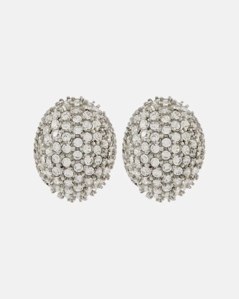 Jennifer Behr Orecchini Tinsel con cristalli Argento