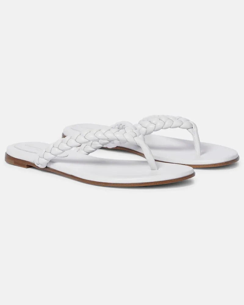 Gianvito Rossi Sandali Tropea in pelle Bianco