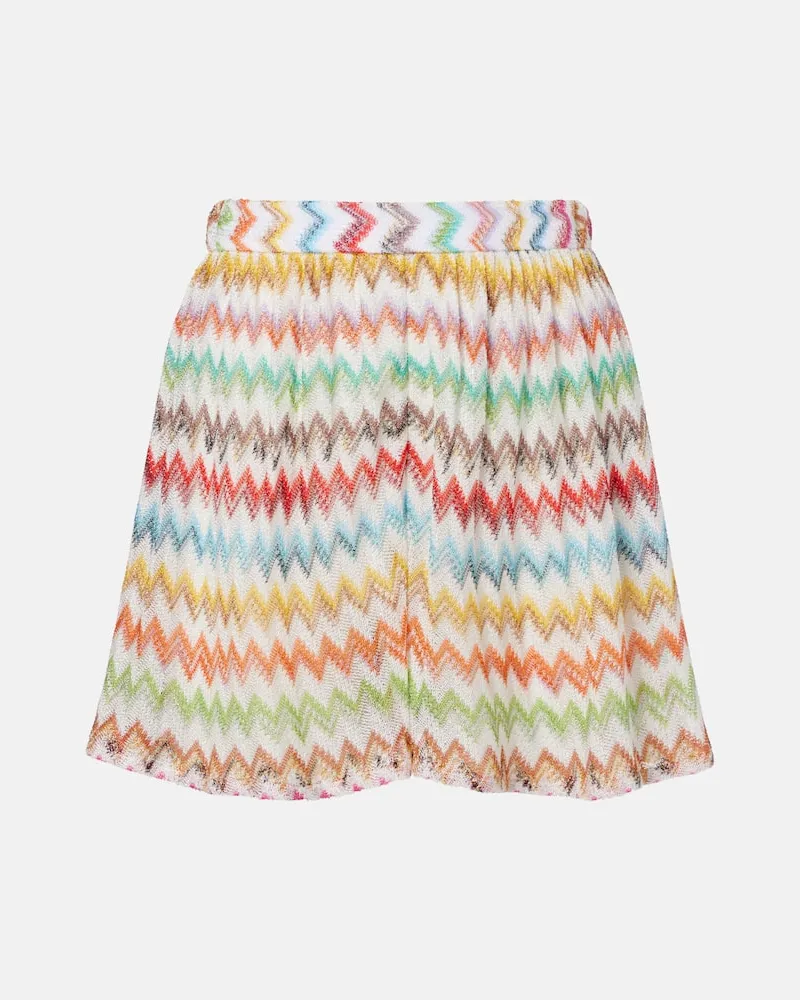 Missoni Shorts a zig-zag con lamÃ Multicolore