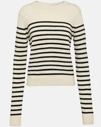 KHAITE Pullover Diletta in cashmere a righe Multicolore