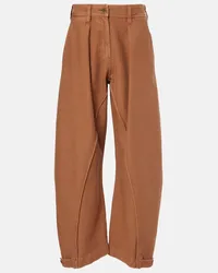 J.W.Anderson Pantaloni a gamba larga Twisted Seam Marrone