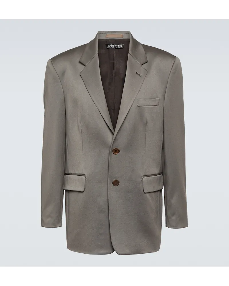 Our Legacy Blazer Vienna in lana vergine Grigio