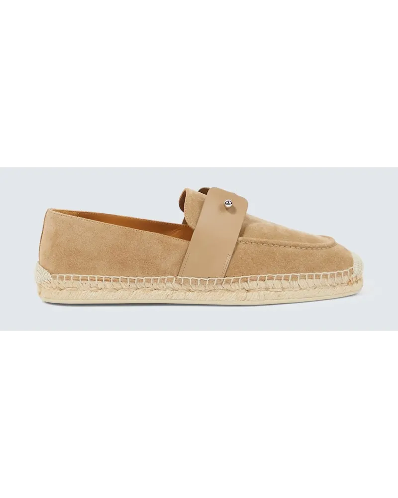 Christian Louboutin Espadrillas Chambespadrille in suede Neutro
