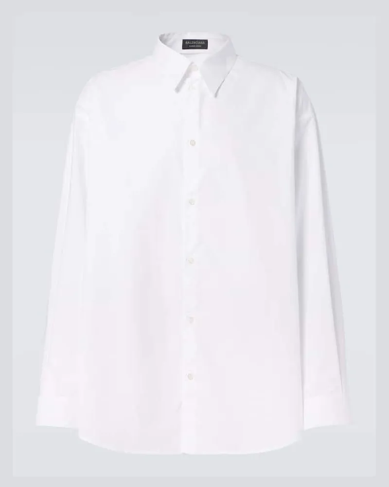Balenciaga T-shirt oversize in cotone Bianco