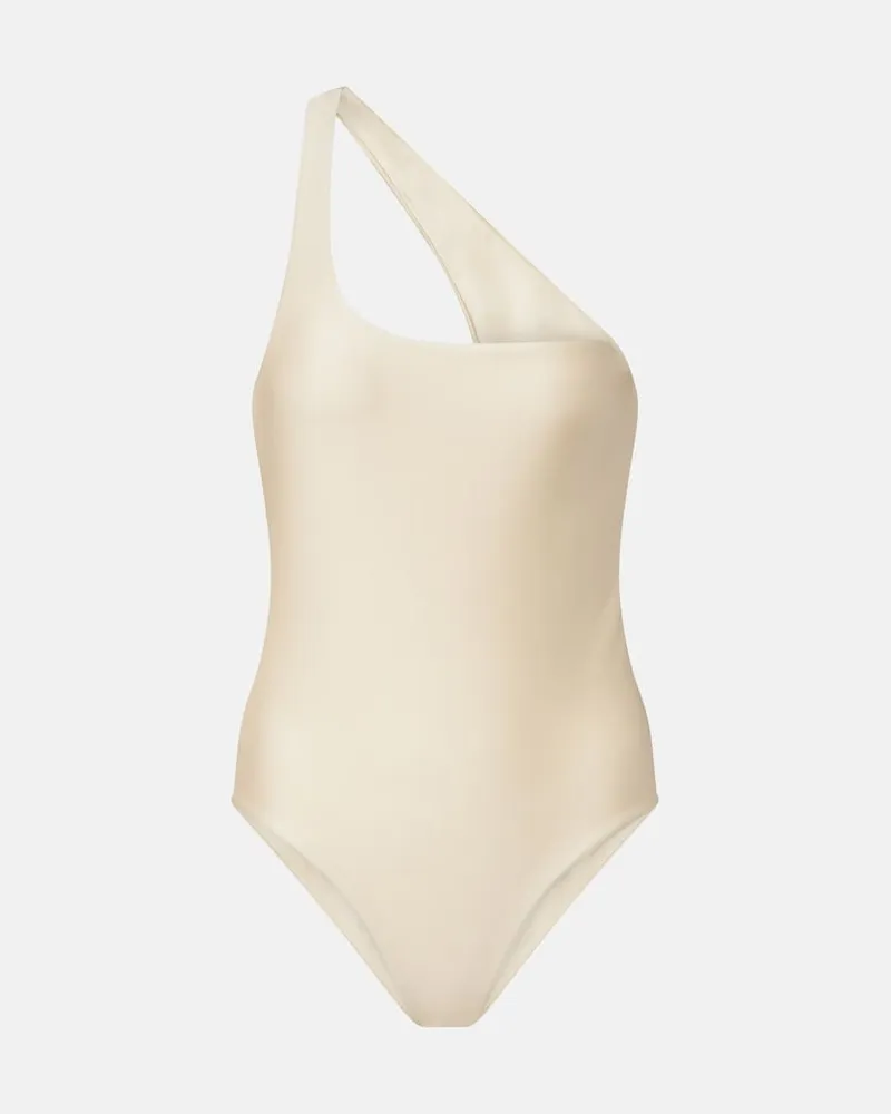 JADE SWIM Costume intero Evolve monospalla Bianco