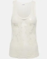 Acne Studios Top Ejoan in misto cotone Bianco