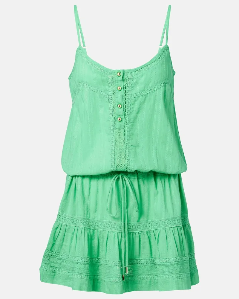 Melissa Odabash Abito corto Kelly in cotone Verde