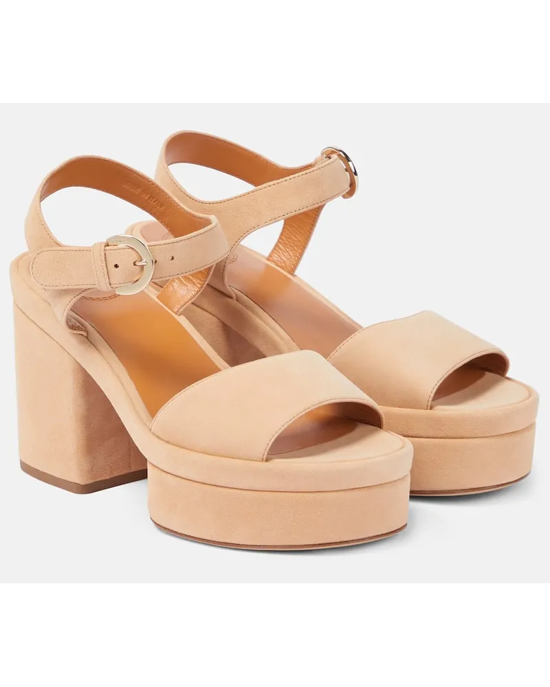 Chloé ChloÃ© Sandali Odina in suede Beige