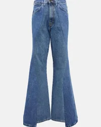 Gabriela Hearst Jeans flared Foster Blu