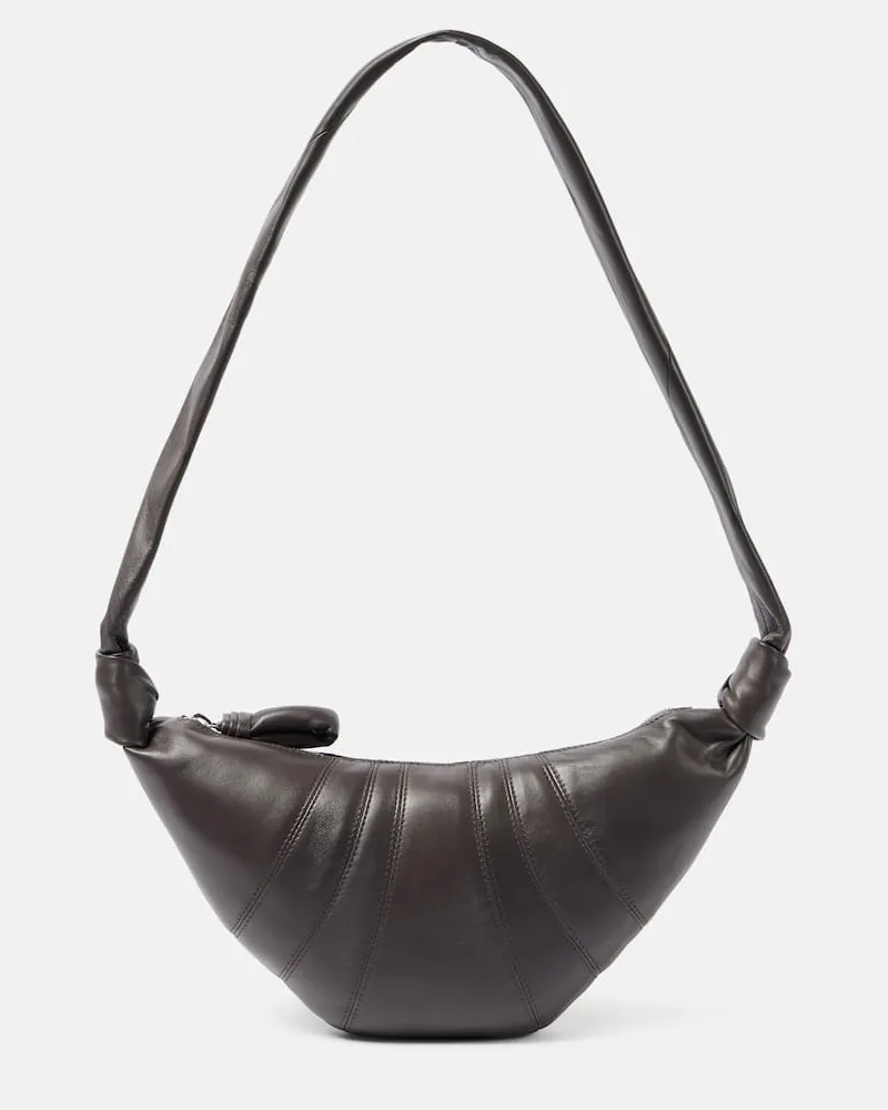 Christophe Lemaire Borsa a tracolla Croissant Small Marrone