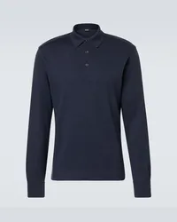 Ermenegildo Zegna Polo in cotone Blu