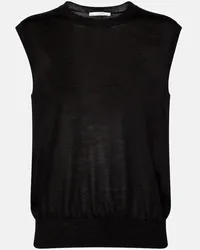 The Row Gilet Balham in cashmere Nero