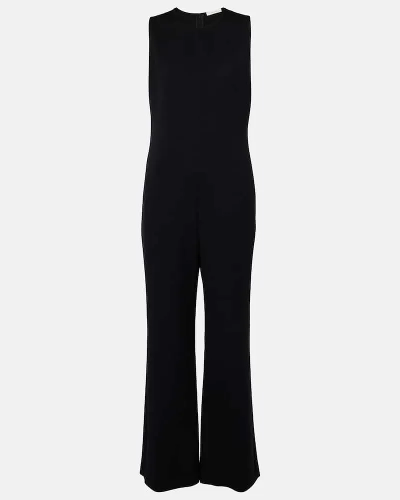 The Row Jumpsuit Levante in lana Nero