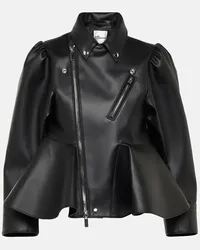 Noir Kei Ninomiya Giacca biker in similpelle Nero