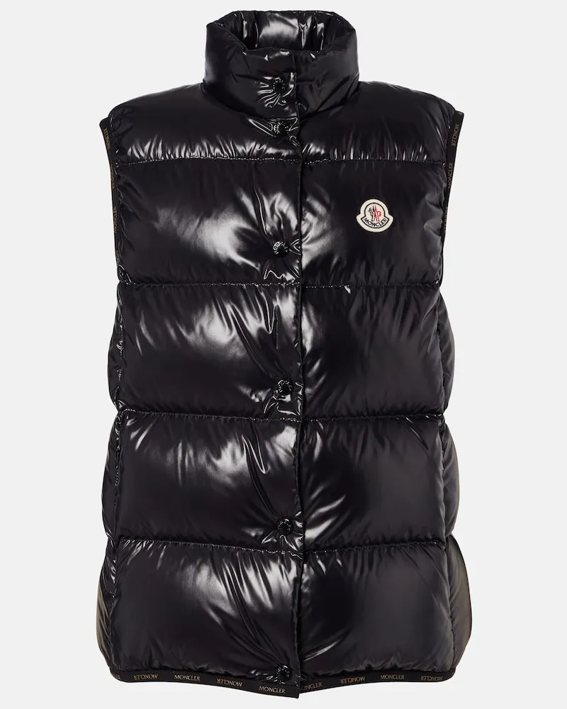 Moncler Gilet Badia in piumino Nero