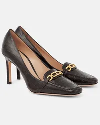 Tom Ford Pumps Whitney 85 in pelle stampata Marrone