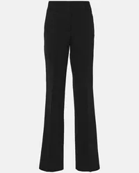 Dries van Noten Pantaloni regular in misto lana Nero