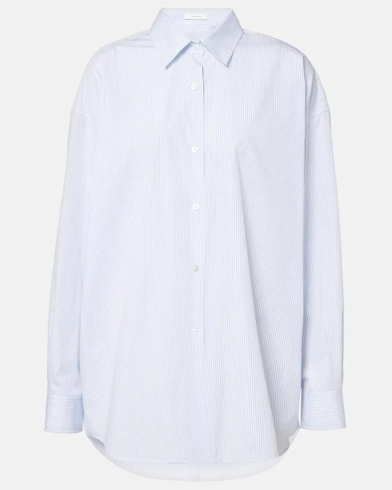 The Row Camicia Caster in popeline di cotone Bianco