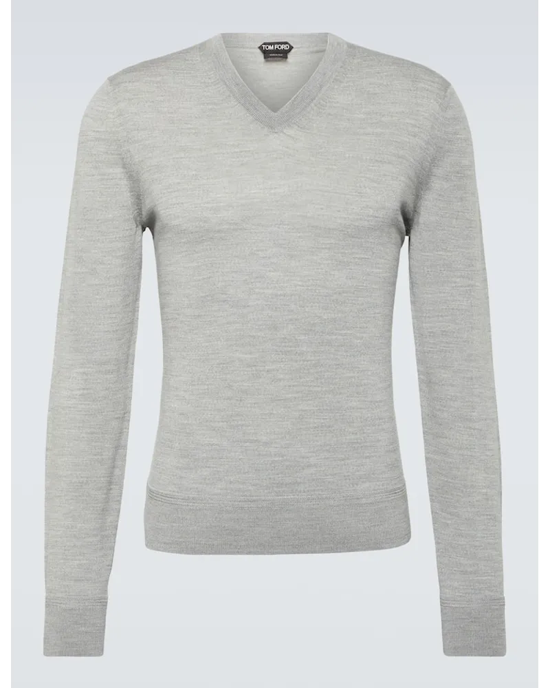 Tom Ford Pullover in lana Grigio