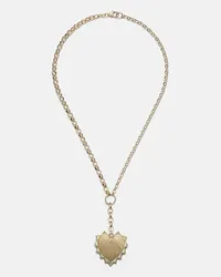 FOUNDRAE Collana Oversized Love Token in oro 18kt Oro