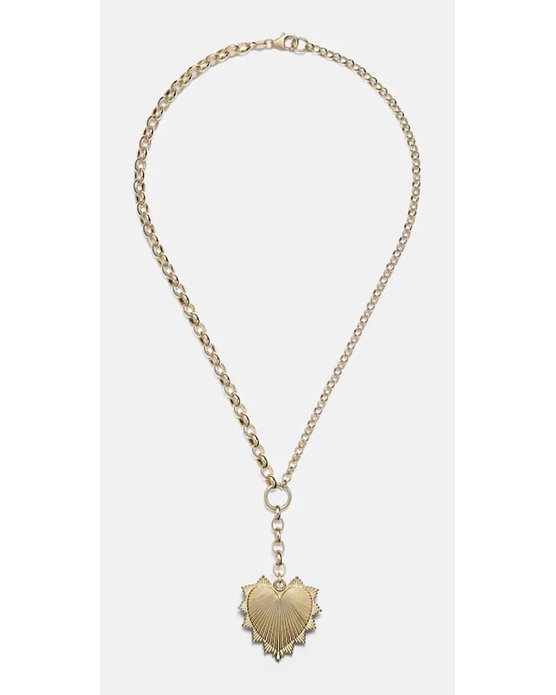 FOUNDRAE Collana Oversized Love Token in oro 18kt Oro
