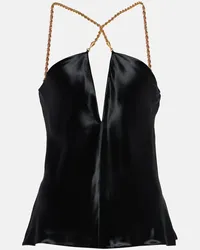 Ferragamo Camisole in raso Nero