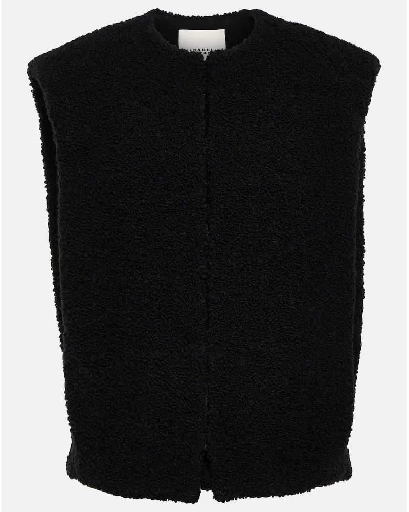Isabel Marant Gilet in misto lana Nero