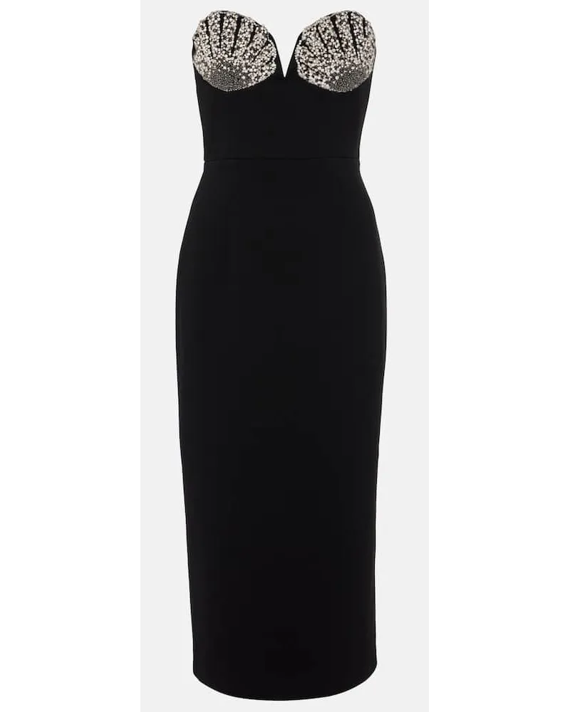 Rebecca Vallance Abito midi Cordelia Nero