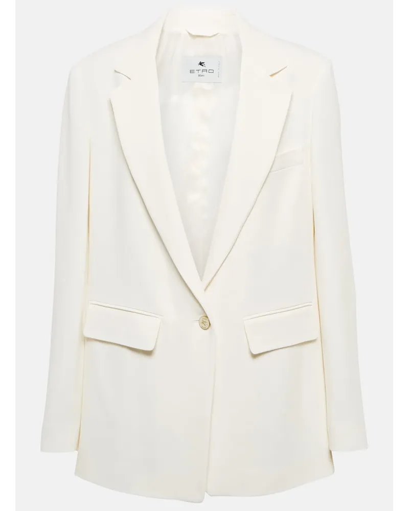 Etro Blazer in jersey Bianco