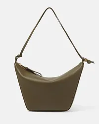 Loewe Borsa a spalla Hammock Mini in pelle Verde