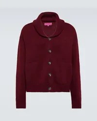 The Elder Statesman Cardigan in cashmere Rosso