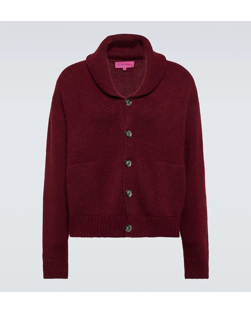 The Elder Statesman Cardigan in cashmere Rosso