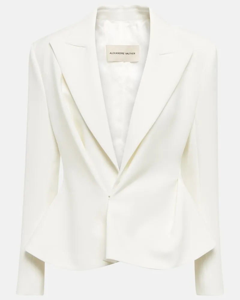 Alexandre Vauthier Blazer cropped Bianco